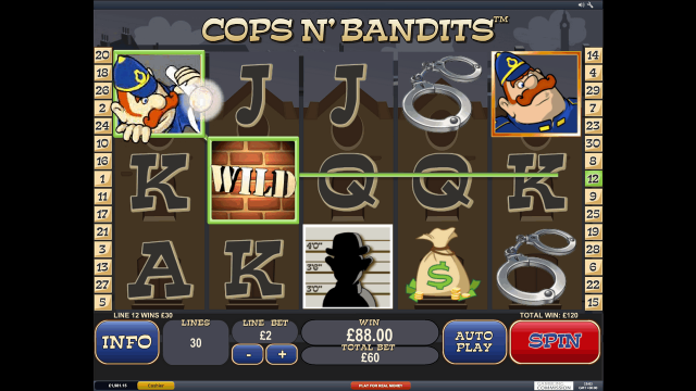 cops n bandits игровой автомат